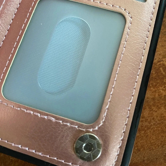 Metallic Pink Cellphone Case iPhone 11 Pro Wallet Case 5.8in - Picture 13 of 13